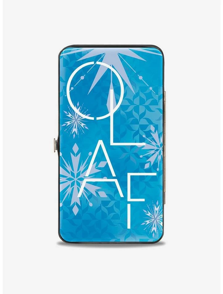 Discount ⭐ Disney Frozen 2 Olaf Smiling Pose Snowflakes Hinge Wallet 🎉 - Image 2