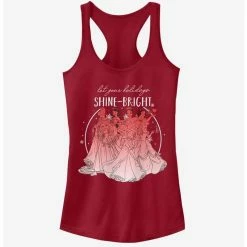Brand new 😍 Disney Princesses Shine Bright Holiday 👧 Girls Tank 🌟