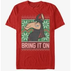 Best Sale 😉 Disney Emperors New Groove Bring It Ugly 🔔 Christmas T-Shirt 🎁