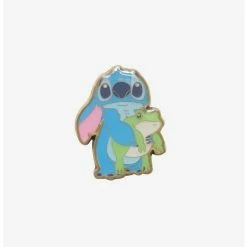 Best deal 🎁 Loungefly Disney Lilo & Stitch Frog Enamel Pin 🎉