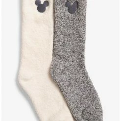 Best reviews of ๐คฉ CozyChic Classic Disney Mickey Mouse 2 Pack ๐งฆ Socks Cream Multi ๐งจ