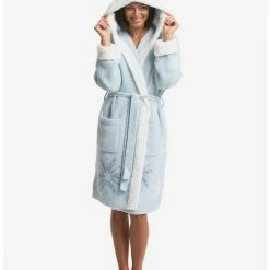 Brand new ๐งจ Barefoot Dreams Disney Frozen Robe Ice Blue ๐