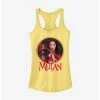New 😉 Disney Mulan Live Action Portrait Circle Frame 👧 Girls Tank 👍