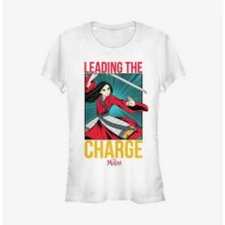 Best Sale 🧨 Disney Mulan Live Action Comic Leading The Charge 👧 Girls T-Shirt ✨