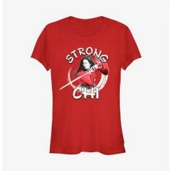 Best Sale 😍 Disney Mulan Live Action Strong Chi 👧 Girls T-Shirt 🎁