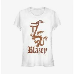 Cheapest 🛒 Disney Pixar Onward Blazey Crest 👧 Girls T-Shirt 🧨