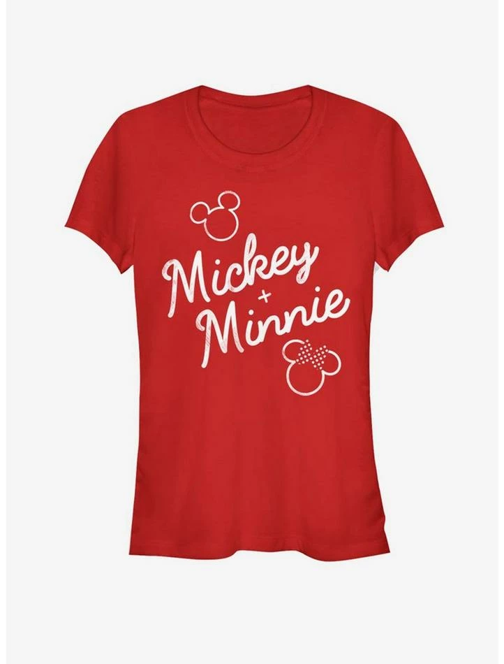 Flash Sale 😍 Disney Mickey Mouse And Minnie Mouse Signed Together 👧 Girls T-Shirt 👏