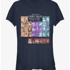 Coupon 👏 Disney Characters Periodic Table Of Fairy Tales 👧 Girls T-Shirt ⭐