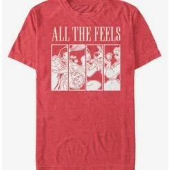 Best Pirce ⭐ Disney Princess All The Feels T-Shirt ✔️