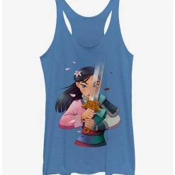 Wholesale 🥰 Disney Mulan Half Warrior 👧 Girls Tank 🔔