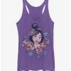 Cheap 🎉 Disney Mulan Floral Portrait 👧 Girls Tank 👍