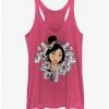 Cheap 🤩 Disney Mulan Floral Blossoms 👧 Girls Tank ✨