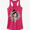 New ❤️ Disney Mulan Floral Blossoms 👧 Girls Tank 👍
