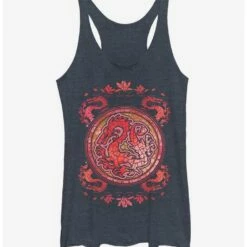 Brand new 🌟 Disney Mulan Mushu Stained Glass 👧 Girls Tank ✨
