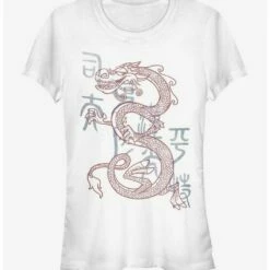Top 10 🔥 Disney Mulan Mushu Dragon Outline 👧 Girls T-Shirt 🛒
