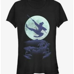 Promo 🤩 Disney Mulan Warrior Shadow 👧 Girls T-Shirt 😉
