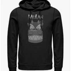 Best deal 🥰 Disney Mulan Mushu Stone Dragon Head Hoodie 😀