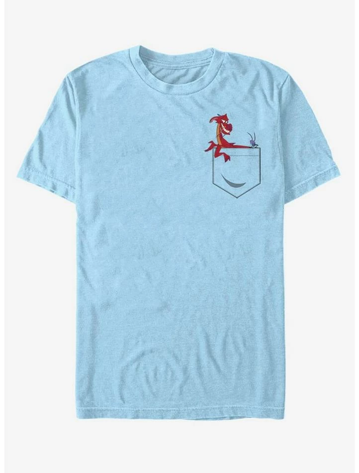 Coupon ๐ Disney Mulan Mushu And Cricket Pocket T-Shirt ๐