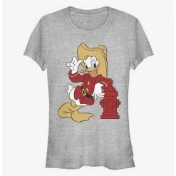 Best deal ❤️ Disney Donald Duck Fire Fighter Classic 👧 Girls T-Shirt ⌛