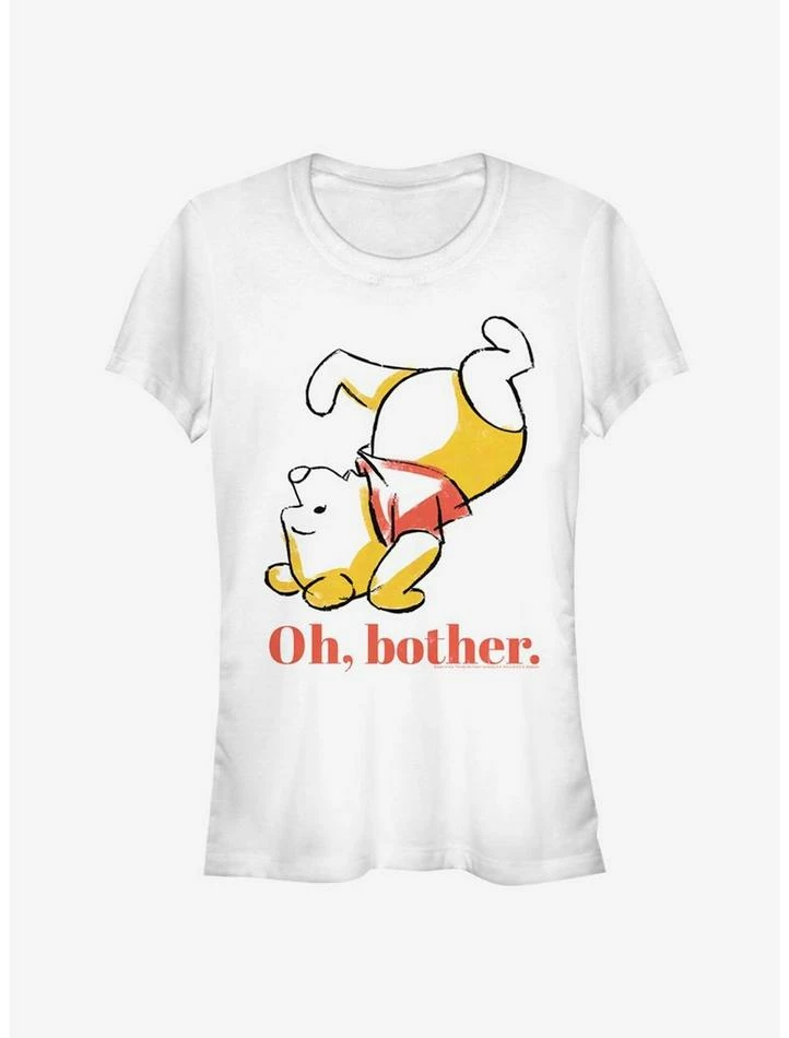 Budget โญ Disney Winnie The Pooh Oh, Bother Classic ๐ง Girls T-Shirt โจ