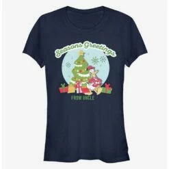 Wholesale 🔔 Disney Donald Duck Seasons Greetings From Uncle Classic 👧 Girls T-Shirt 🌟