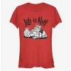Best Pirce ✨ Disney 101 Dalmatians Life Is Ruff 👧 Girls T-Shirt 🌟