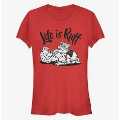 Best Pirce ✨ Disney 101 Dalmatians Life Is Ruff 👧 Girls T-Shirt 🌟
