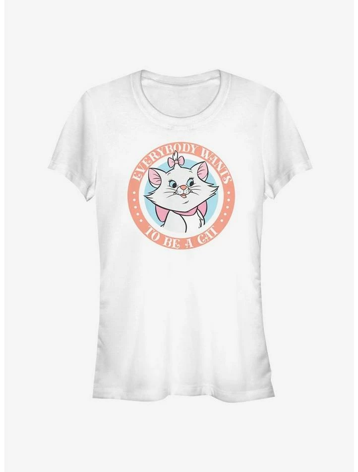 Best Sale ๐งจ Disney Aristocats Marie Everybody Wants To Be A Cat Classic ๐ง Girls T-Shirt ๐ฏ