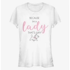 Best deal ⭐ Disney Aristocats Marie Because I'm A Lady Classic 👧 Girls T-Shirt 💯