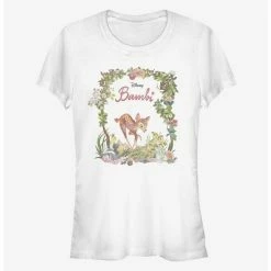 Wholesale 😉 Disney Bambi Soft Title Classic 👧 Girls T-Shirt ⌛