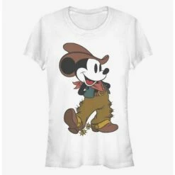 Deals 😀 Disney Mickey Mouse Cowboy Classic 👧 Girls T-Shirt 🔥