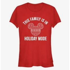Best reviews of 🥰 Disney Mickey Mouse The Family Is In Holiday Mode Classic 👧 Girls T-Shirt 🧨