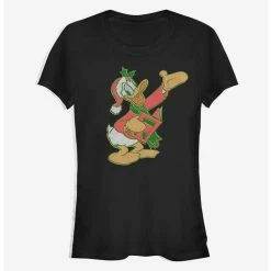 Brand new 😍 Disney Donald Duck Holiday Caroler Classic 👧 Girls T-Shirt 🛒