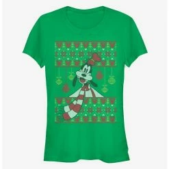 Wholesale ✔️ Disney Goofy Ornament Holiday Sweater Classic 👧 Girls T-Shirt 👏