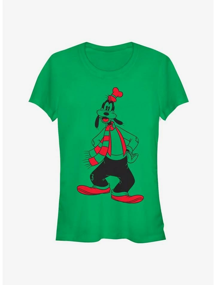 Wholesale ๐ Disney Goofy Holiday Winter Outfit Classic ๐ง Girls T-Shirt ๐ฏ