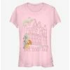 Best Pirce 🎁 Disney Lady And The Tramp Stitch Home Is Where The 🐶 Dogs Are Classic 👧 Girls T-Shirt 🔔