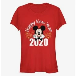 Wholesale 👏 Disney Mickey Mouse Happy New Year 2020 Classic 👧 Girls T-Shirt ✔️