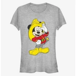 Coupon ❤️ Disney Mickey Mouse Firefighter Classic 👧 Girls T-Shirt 🎁