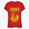 Cheap ⭐ Disney Lady And The Tramp Tony's Restaurant Classic 👧 Girls T-Shirt 🛒