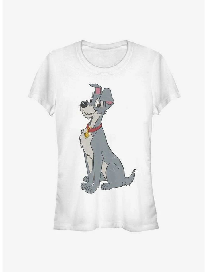 Best Sale 🛒 Disney Lady And The Tramp Tramp Classic 👧 Girls T-Shirt 🛒