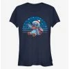 Cheapest 😍 Disney Lilo & Stitch 🎁 Christmas Snowing Stitch 👧 Girls T-Shirt 🔔