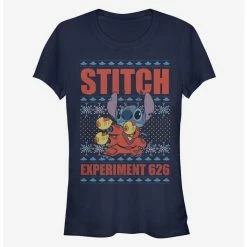 Cheapest ✨ Disney Lilo & Stitch Holiday Experiment 626 👧 Girls T-Shirt 🔔