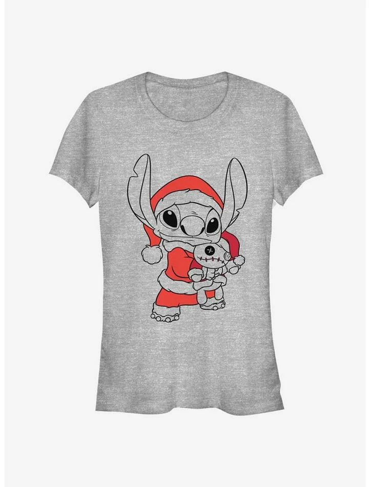 Coupon 🔥 Disney Lilo & Stitch 🎄 Christmas Santa Stitch Blaster 👧 Girls T-Shirt ❤️