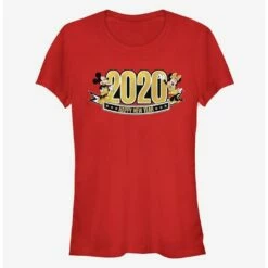Wholesale 🔔 Disney Mickey Mouse And Minnie Mouse Happy New Year 2020 Classic 👧 Girls T-Shirt 💯