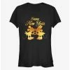 Cheap 🔔 Disney Mickey Mouse And Minnie Mouse Kissing Happy New Year Classic 👧 Girls T-Shirt 😀