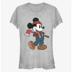Brand new ⭐ Disney Mickey Mouse Lumberjack Classic 👧 Girls T-Shirt 🧨