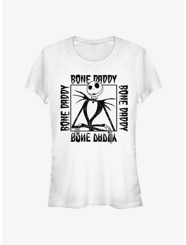 Best deal ✨ Disney The Nightmare Before 🎁 Christmas Jack Bone Daddy Classic 👧 Girls T-Shirt ⭐