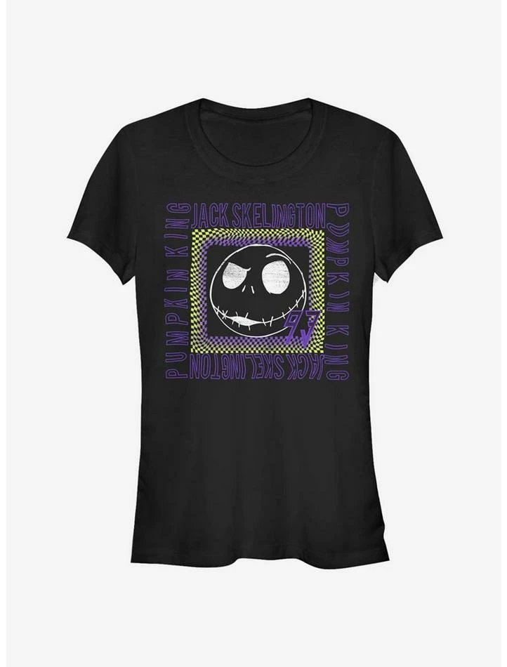 Deals 😉 Disney The Nightmare Before 🎁 Christmas Jack Skate 👧 Girls T-Shirt ✔️ - Image 3