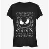 Top 10 😀 The Nightmare Before 🎁 Christmas Jack Face Spooky Outline 👧 Girls T-Shirt ✨