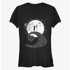 Best Sale 😍 The Nightmare Before ❄ Christmas Jack & Sally Meant To Be 👧 Girls T-Shirt 🤩